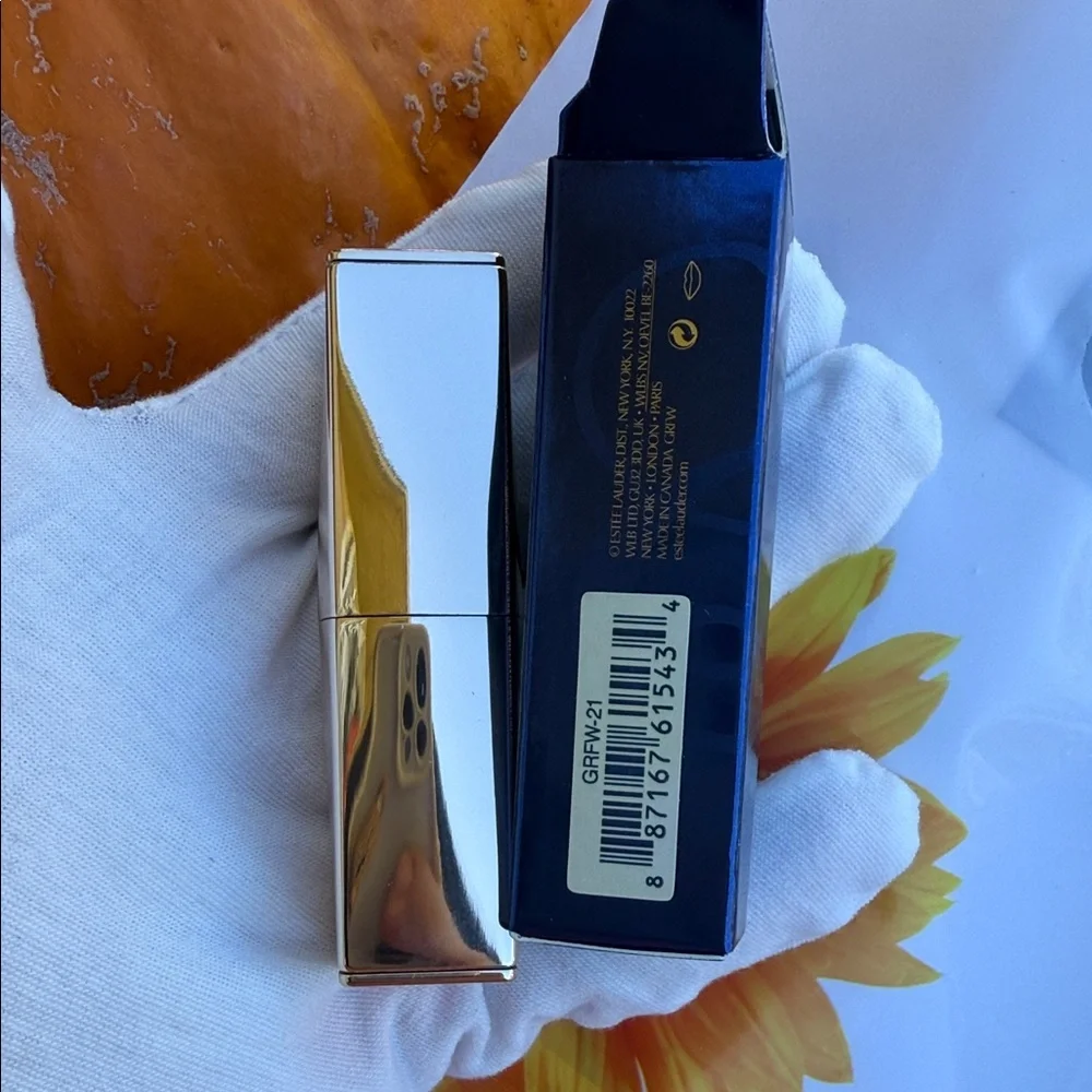 Estee Lauder Pure Color Lipstick - Matte 333 Persuasive Gold Case